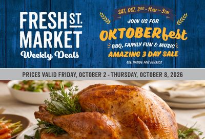Fresh St. Market Flyer October 2 to 8