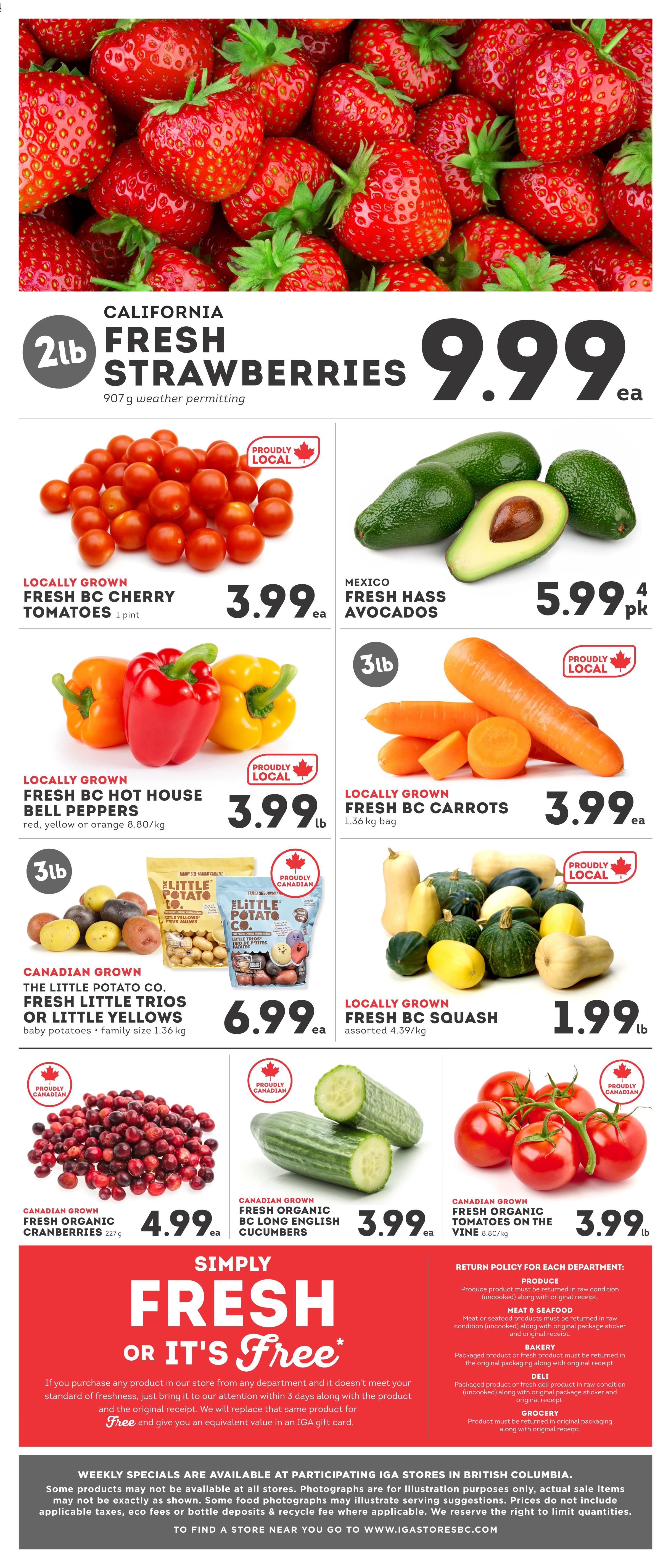 IGA Stores of BC Flyer October 2 to 8