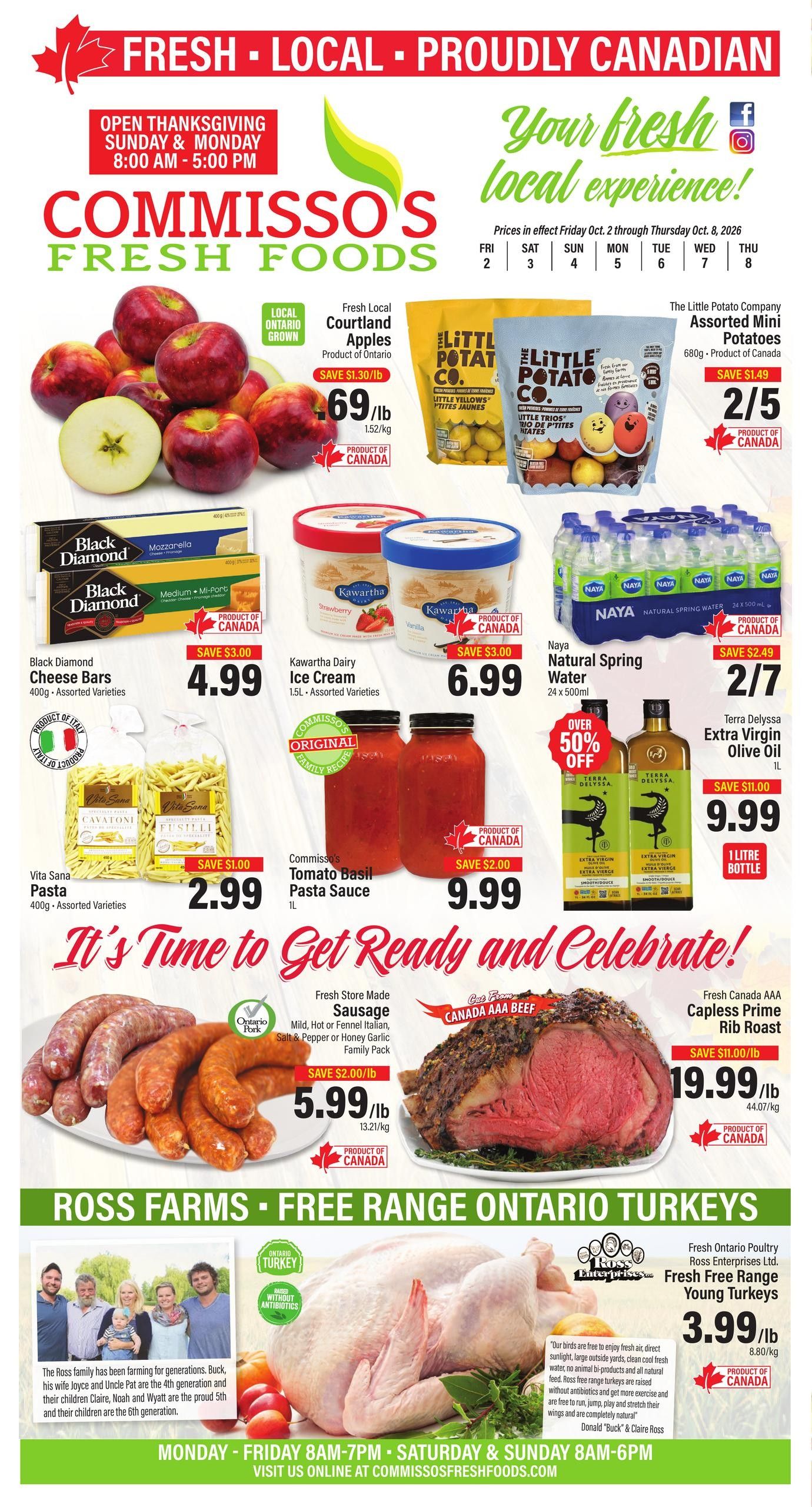 Commisso's Fresh Foods Flyer October 2 to 8