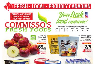 Commisso's Fresh Foods Flyer October 2 to 8
