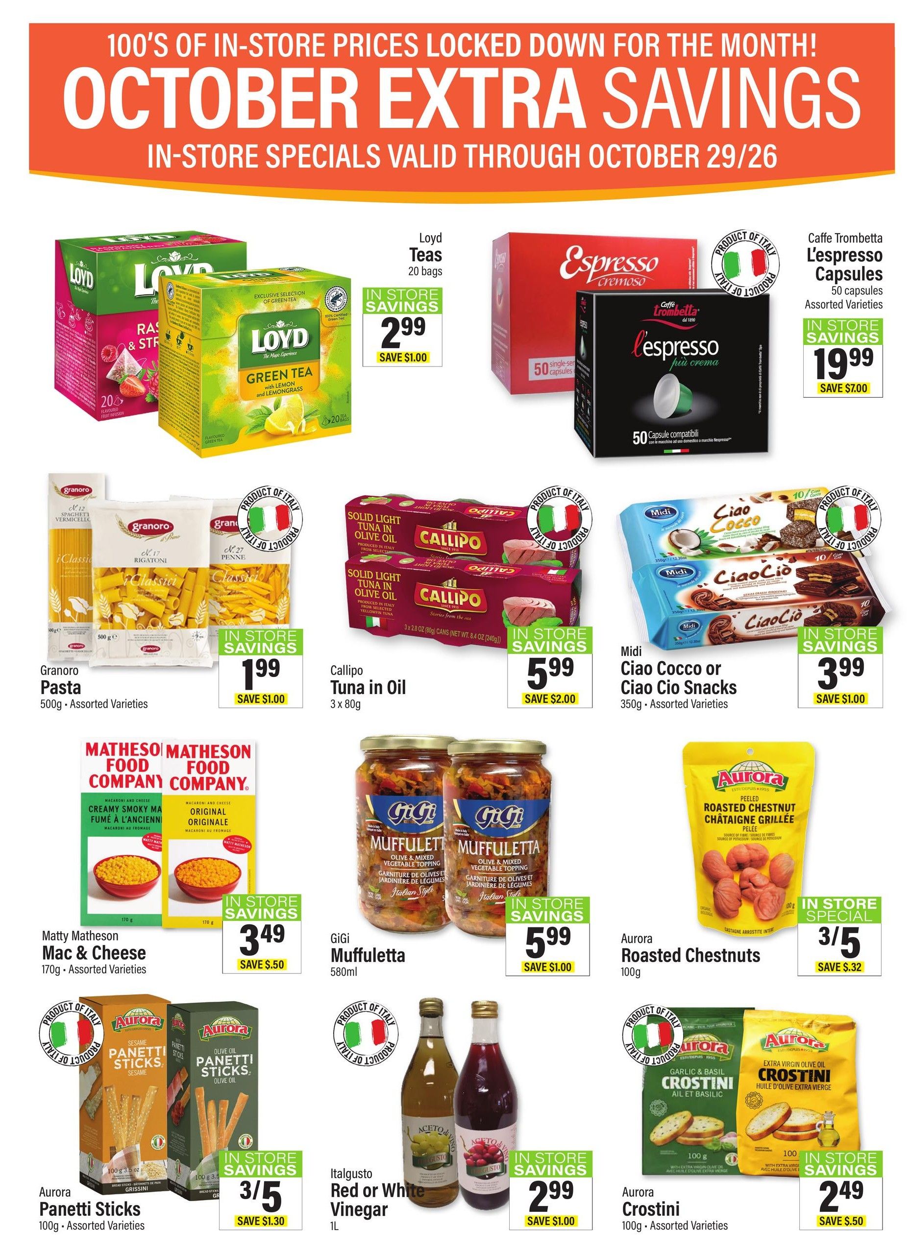 Commisso's Fresh Foods Flyer October 2 to 8