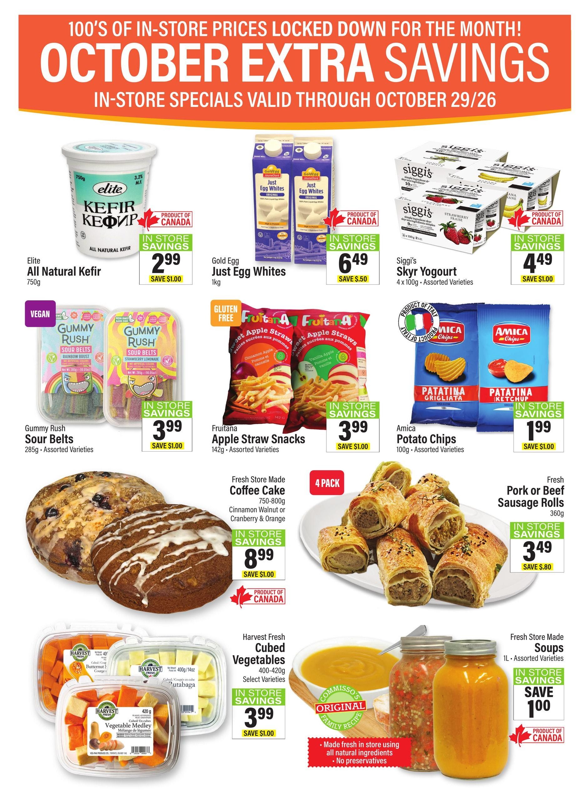 Commisso's Fresh Foods Flyer October 2 to 8