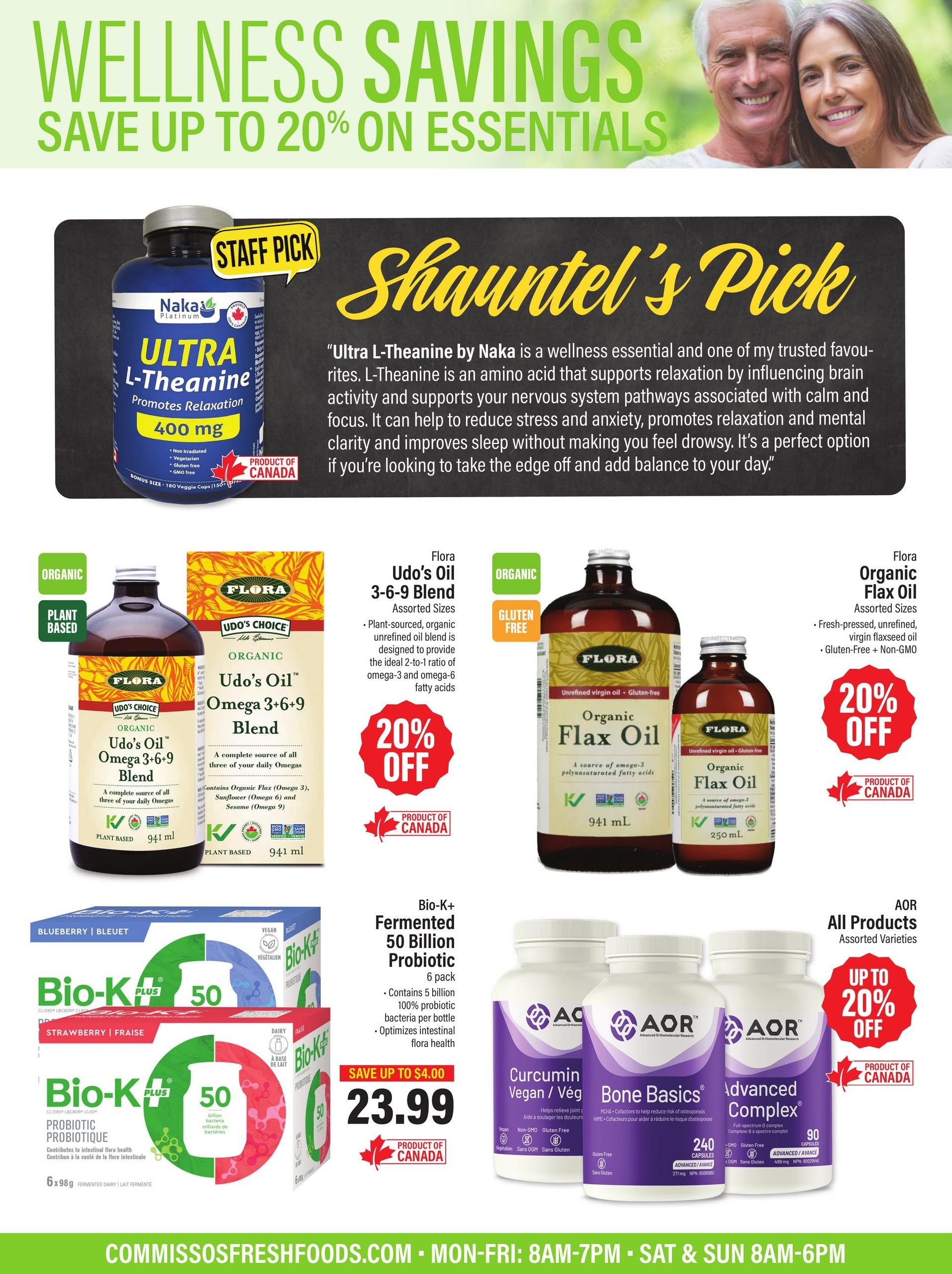 Commisso's Fresh Foods Wellness Flyer October 2 to 15