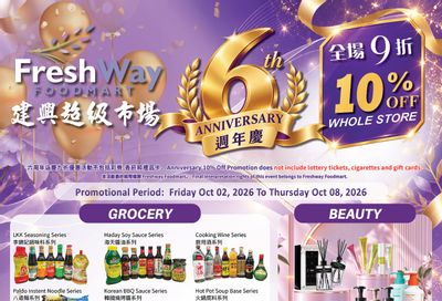 FreshWay Foodmart Flyer October 2 to 8
