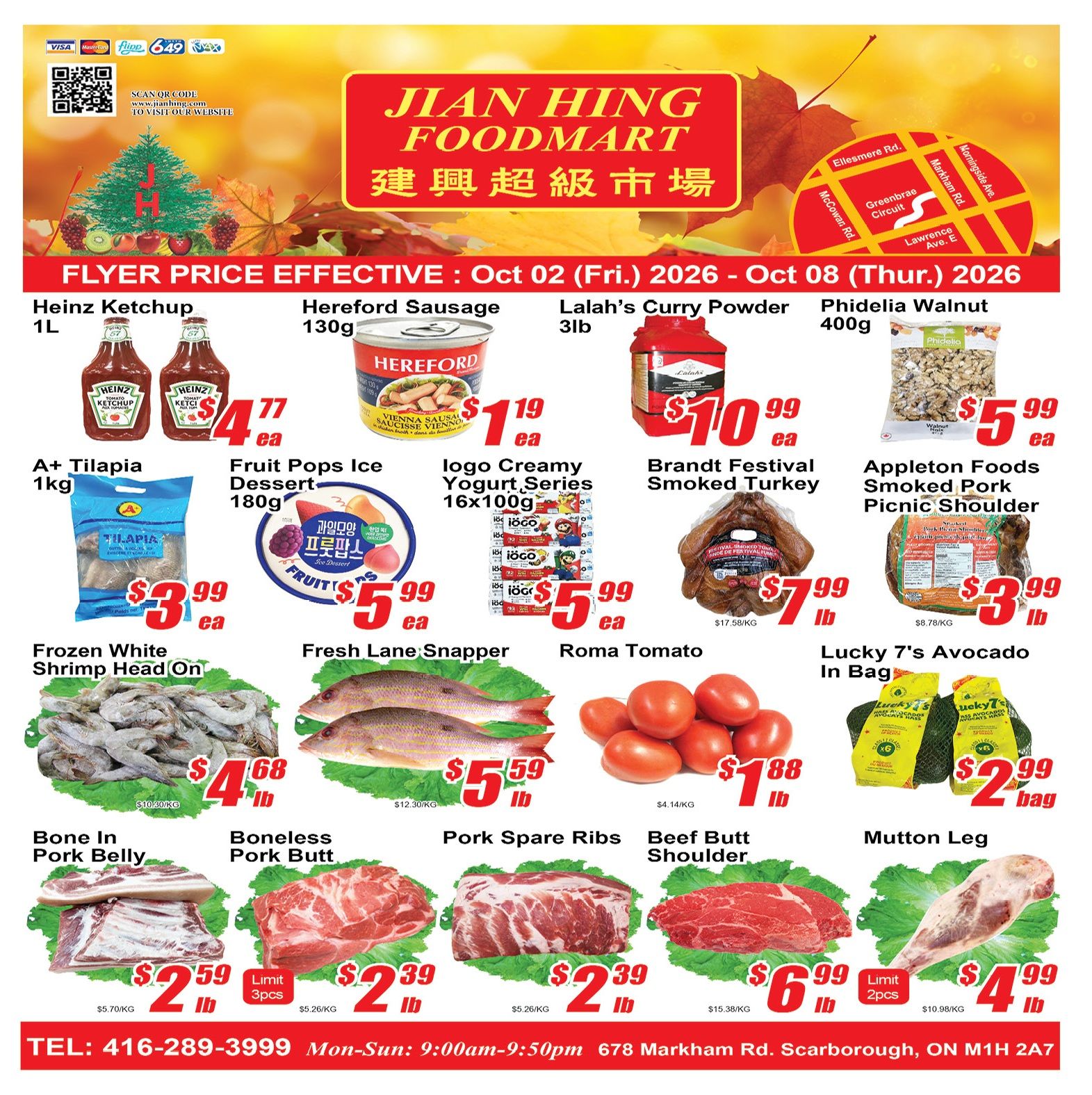 Jian Hing Foodmart (Scarborough) Flyer October 2 to 8