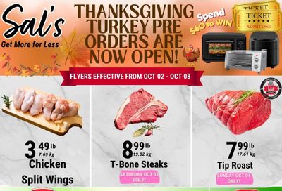 Sal's Grocery Flyer October 2 to 8