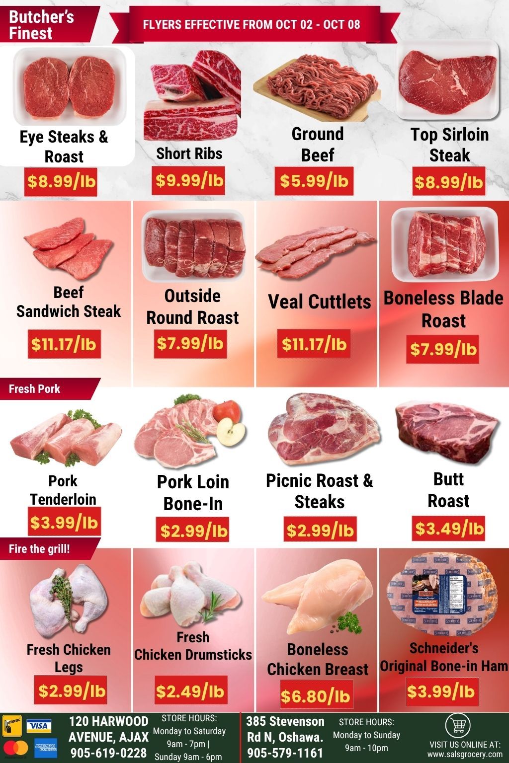 Sal's Grocery Flyer October 2 to 8