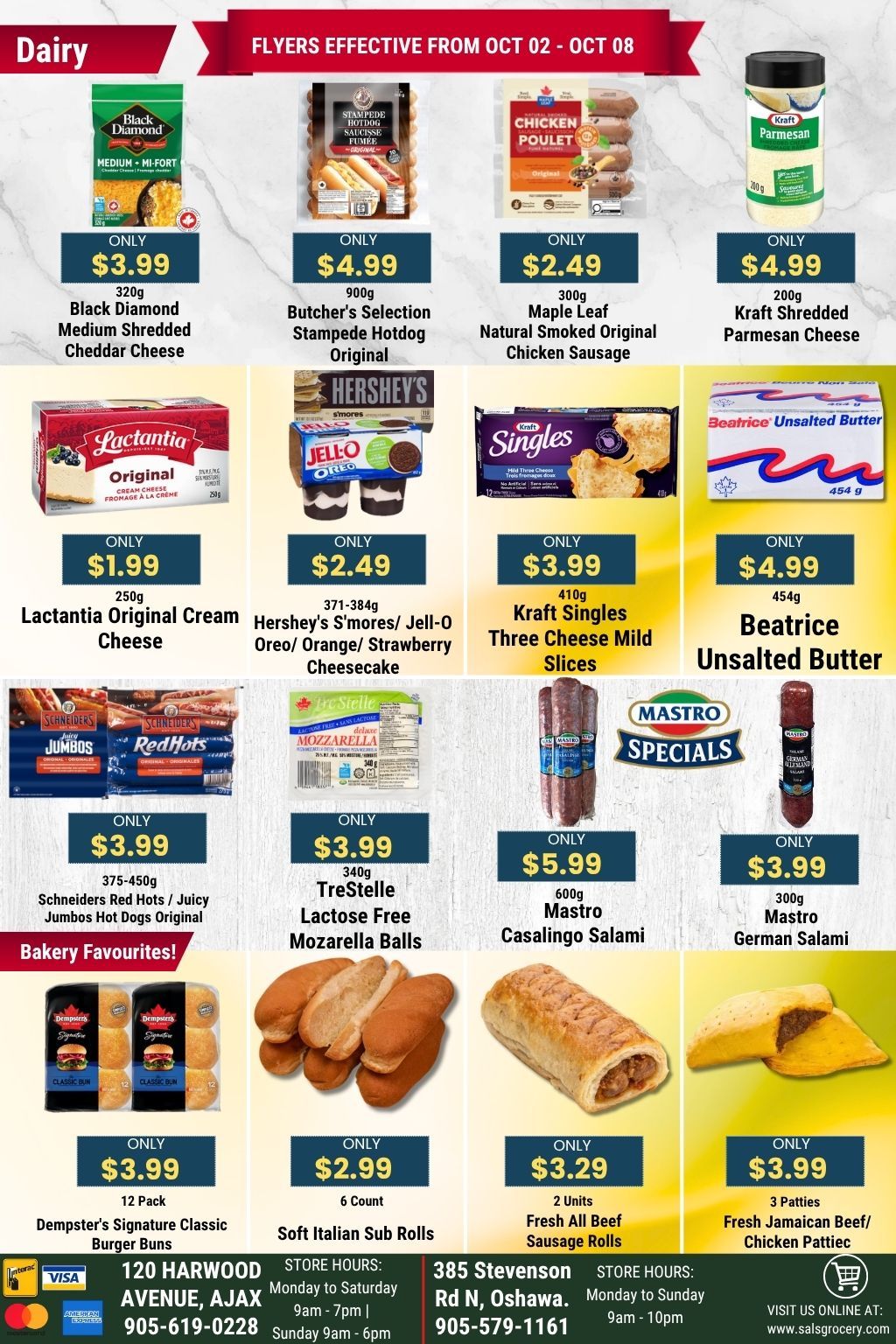 Sal's Grocery Flyer October 2 to 8
