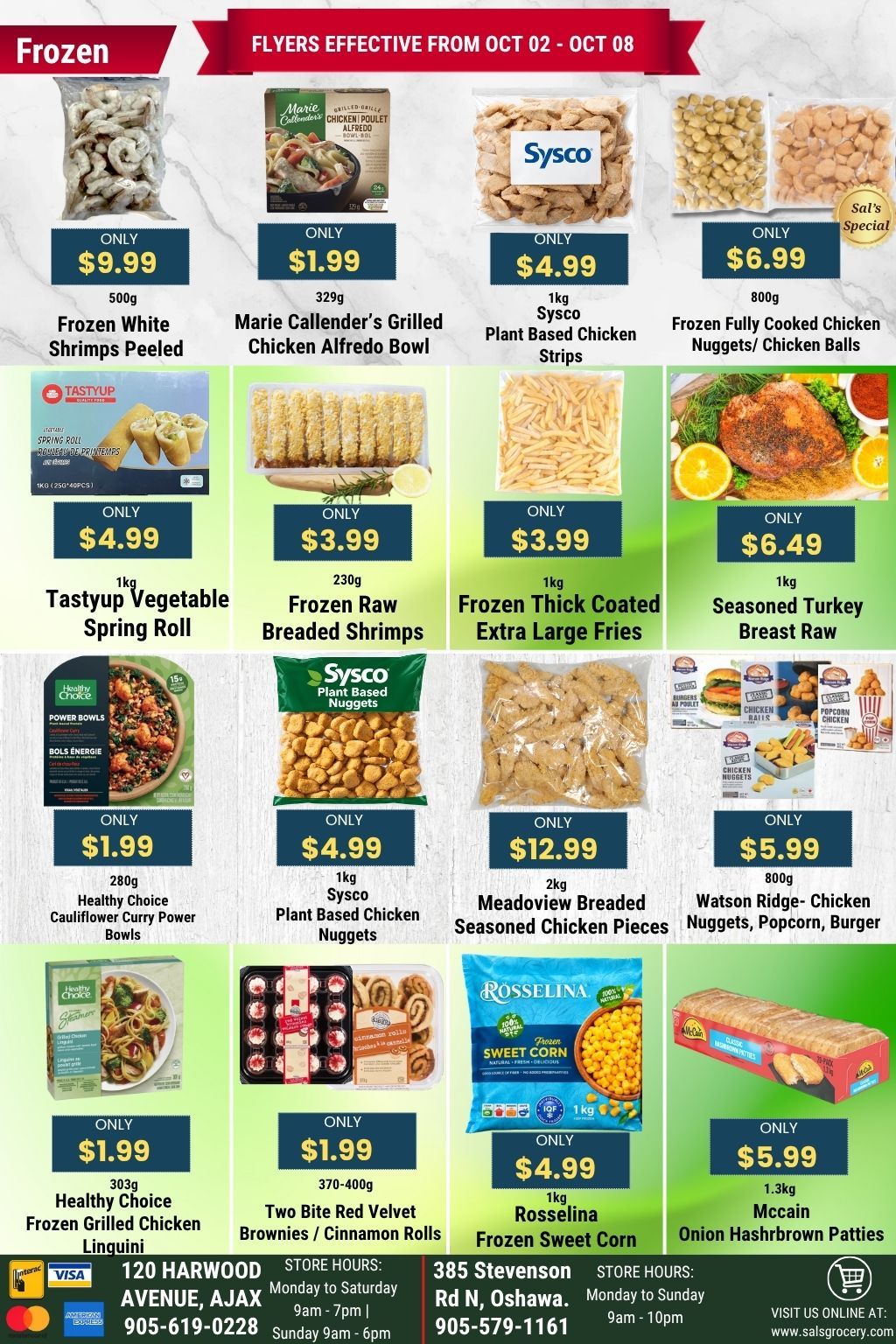 Sal's Grocery Flyer October 2 to 8