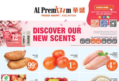 Al Premium Food Mart (Eglinton Ave.) Flyer October 1 to 7
