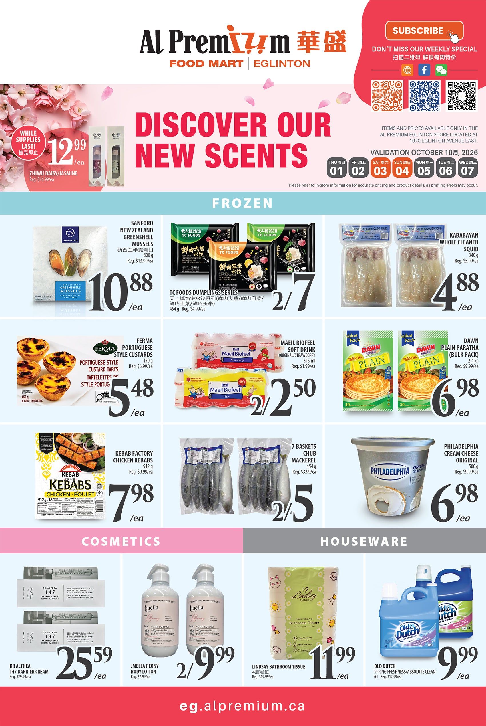 Al Premium Food Mart (Eglinton Ave.) Flyer October 1 to 7