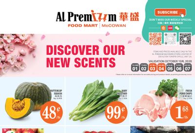 Al Premium Food Mart (McCowan) Flyer October 1 to 7