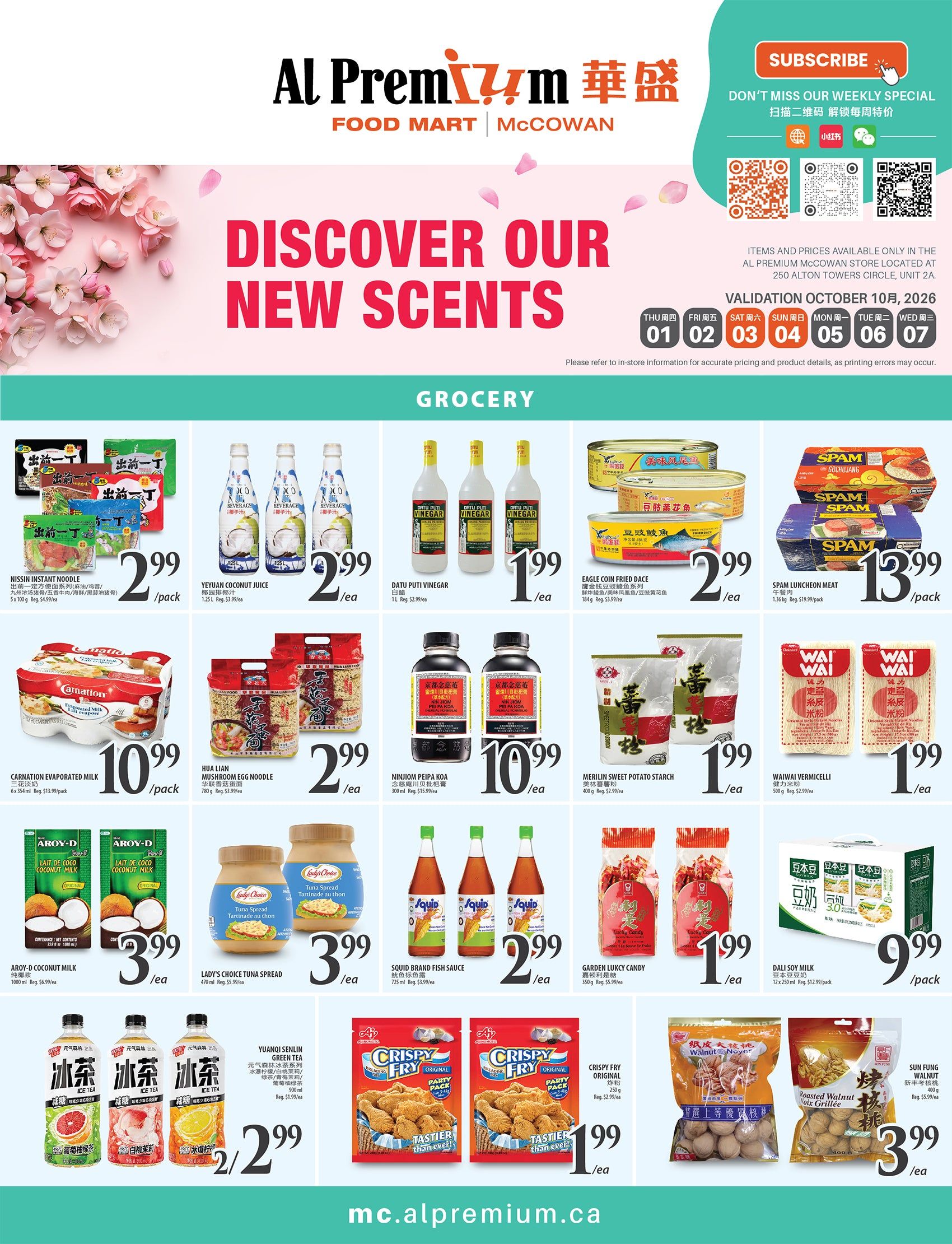 Al Premium Food Mart (McCowan) Flyer October 1 to 7