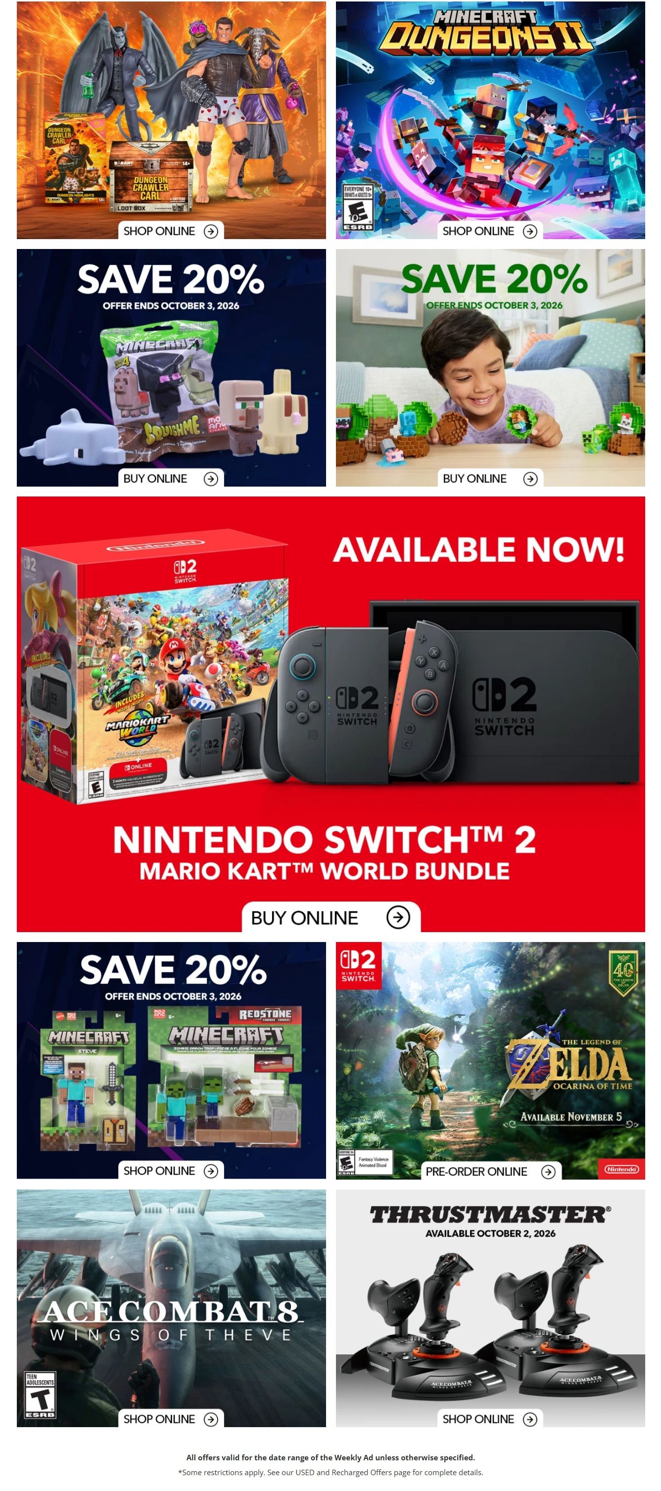 EB Games Flyer October 1 to 7
