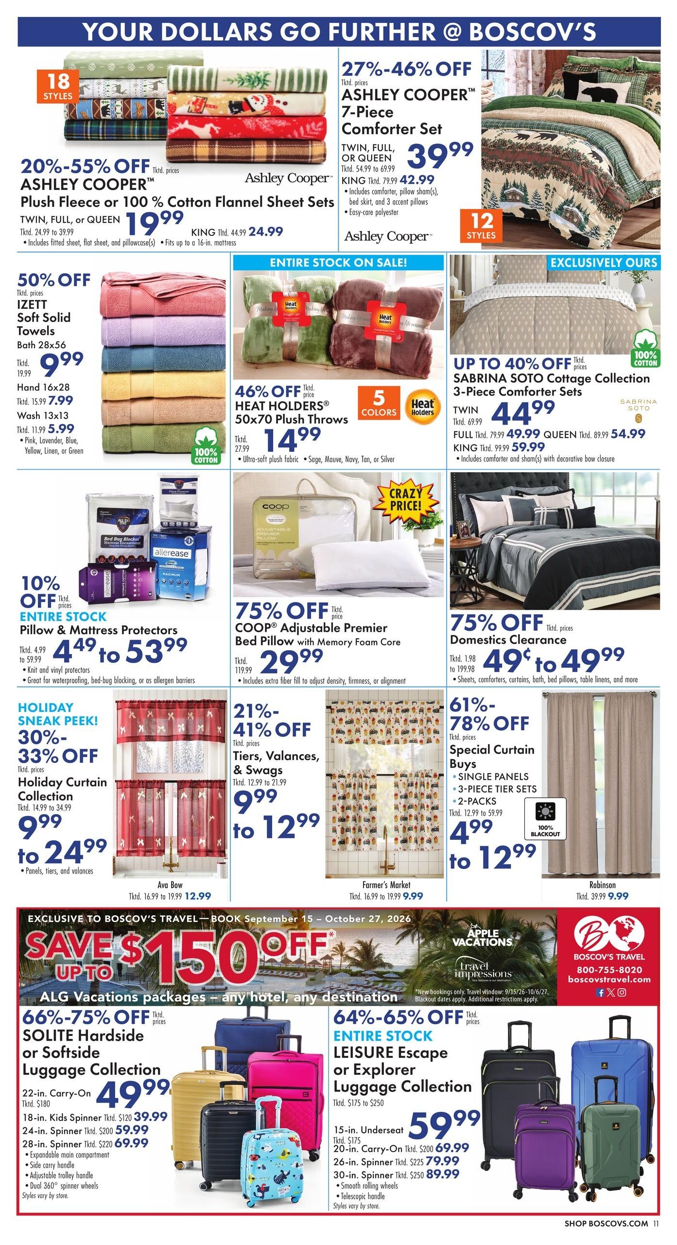 Boscov's (Dover Area, DE) Boscov’s Weekly Weekly Ad October 1 - 7, 2026