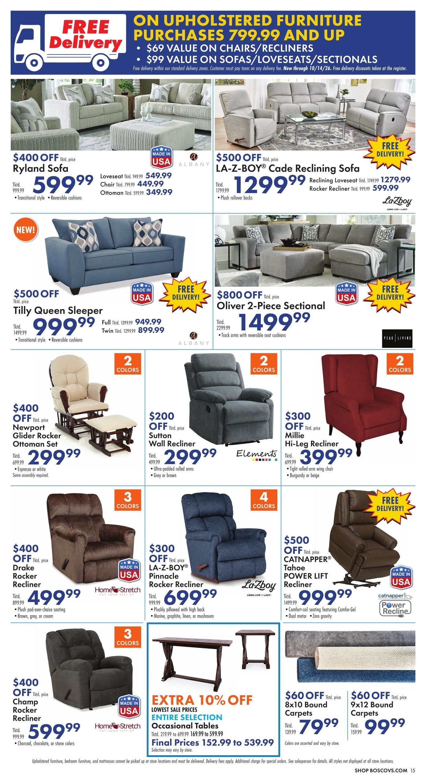 Boscov's (Dover Area, DE) Boscov’s Weekly Weekly Ad October 1 - 7, 2026