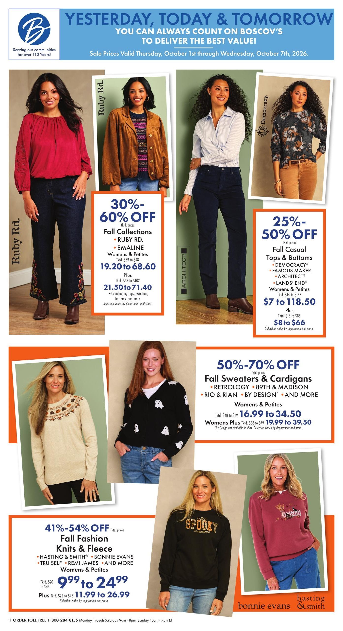 Boscov's (Dover Area, DE) Boscov’s Weekly Weekly Ad October 1 - 7, 2026