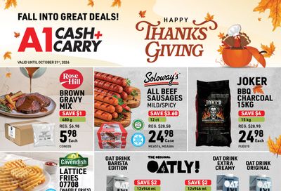 A-1 Cash and Carry Flyer October 1 to 31