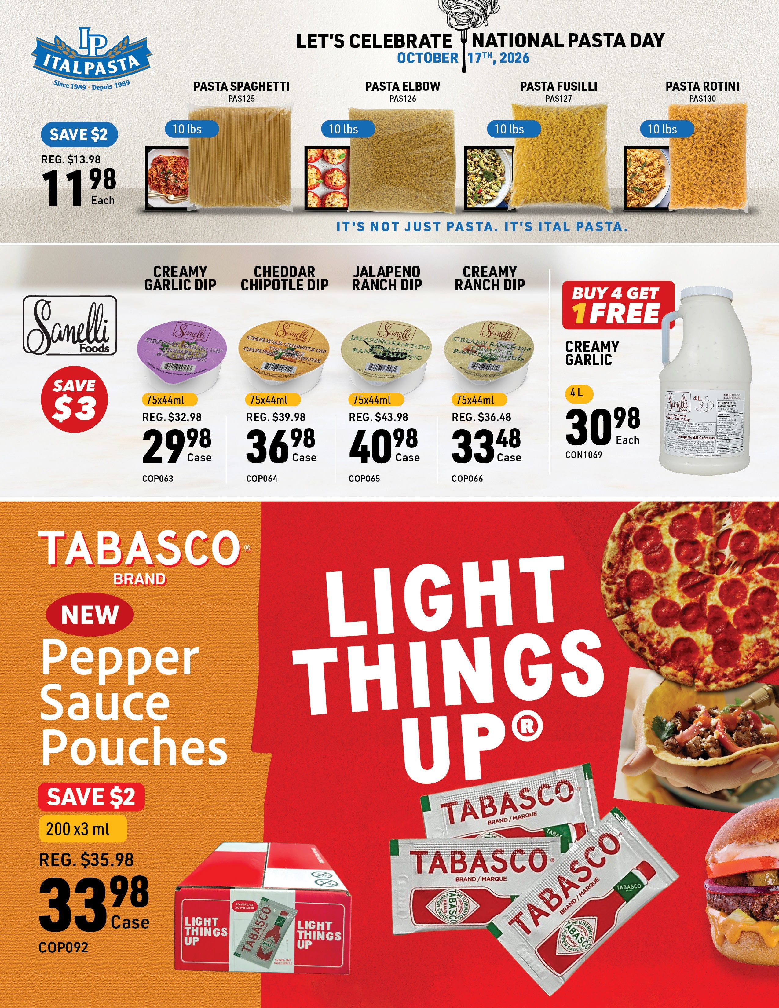 A-1 Cash and Carry Flyer October 1 to 31