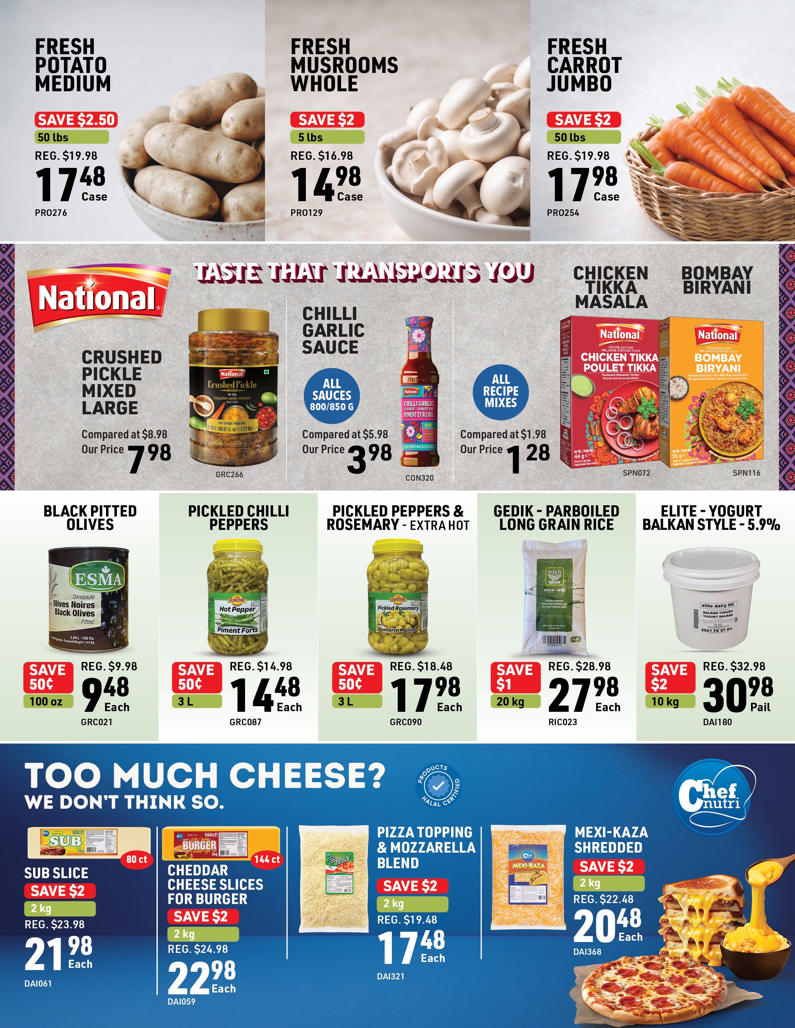 A-1 Cash and Carry Flyer October 1 to 31