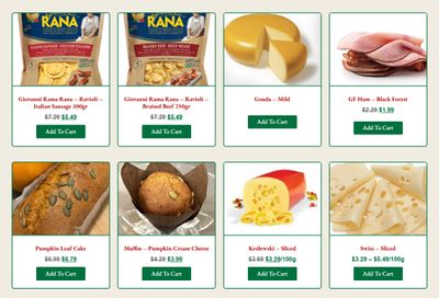 Angelo's Italian Bakery Monthly Specials October 1 to 31
