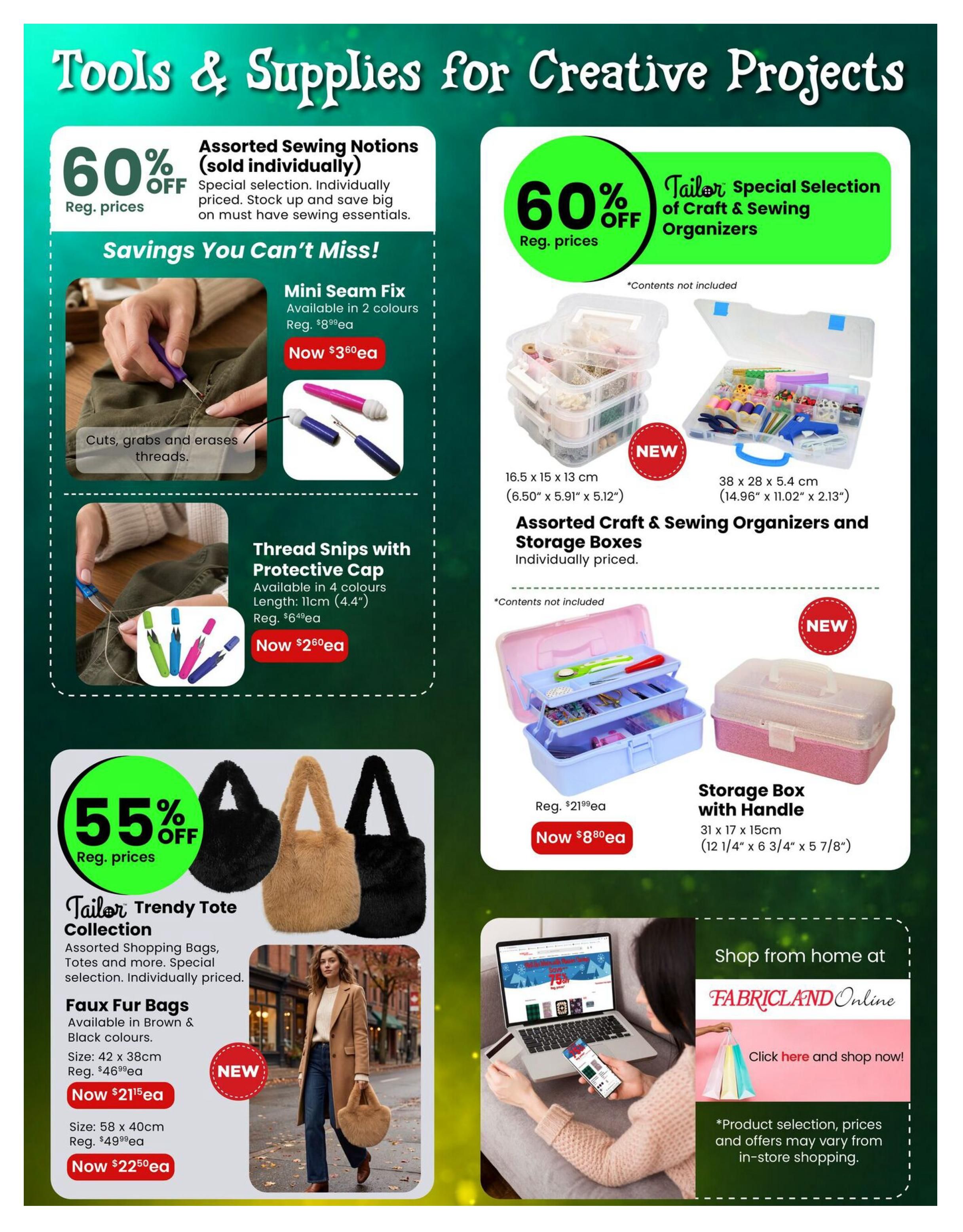 Fabricland (ON) Flyer October 1 to 31