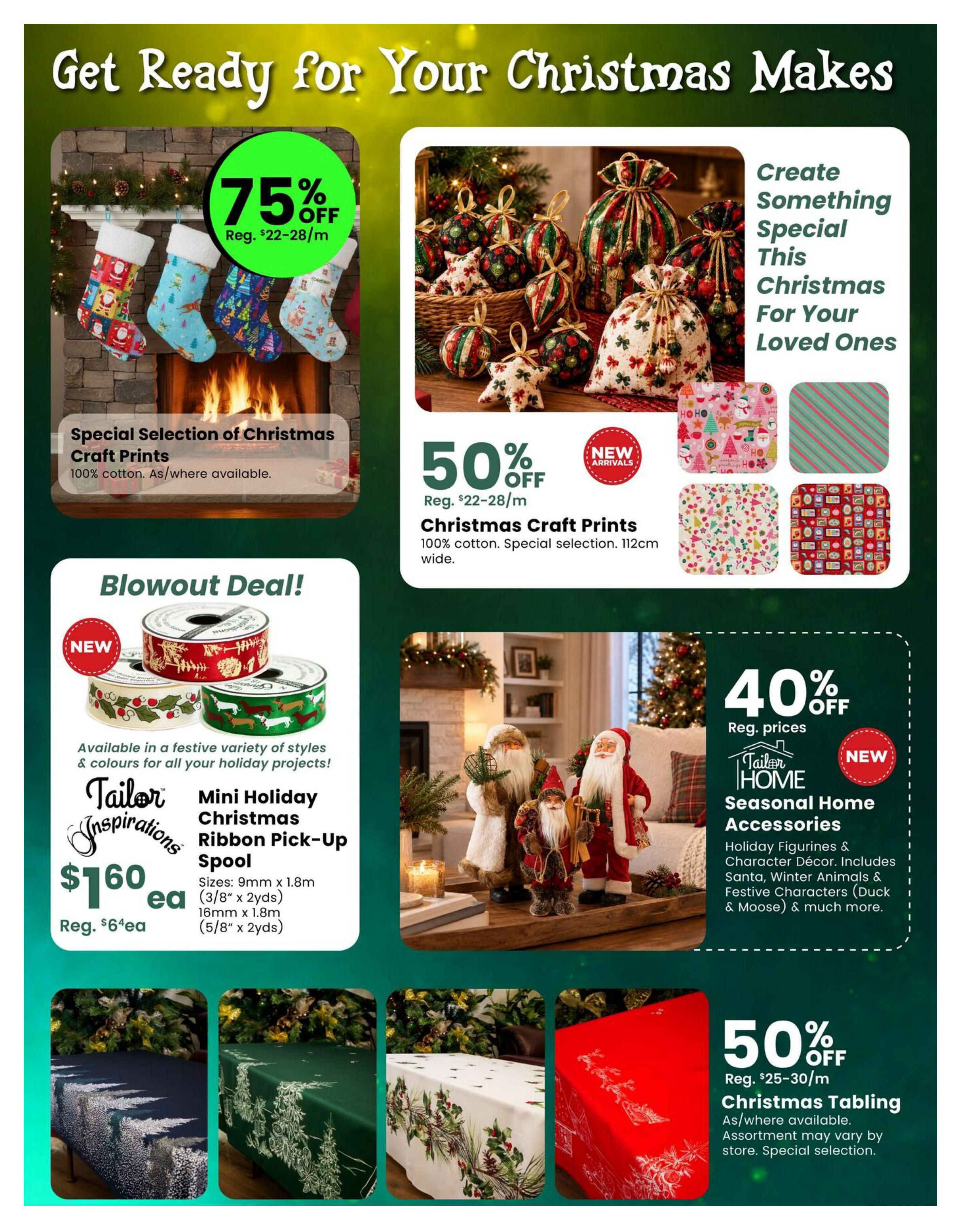 Fabricland (ON) Flyer October 1 to 31