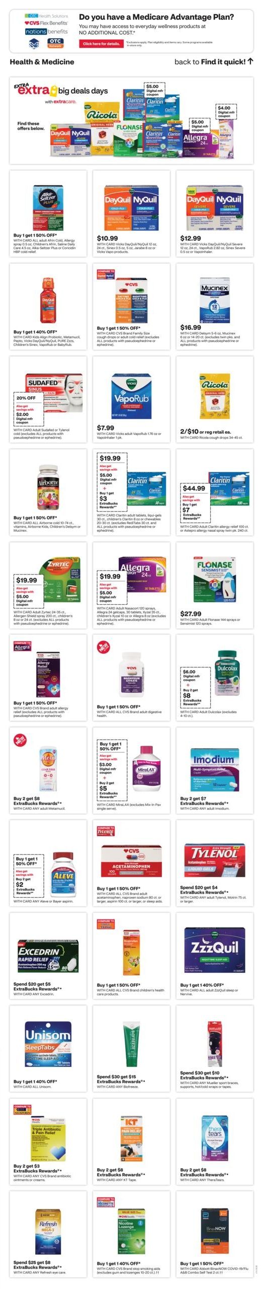 CVS Pharmacy (Hanover Area, IN) Weekly Ad October 4 - 10, 2026