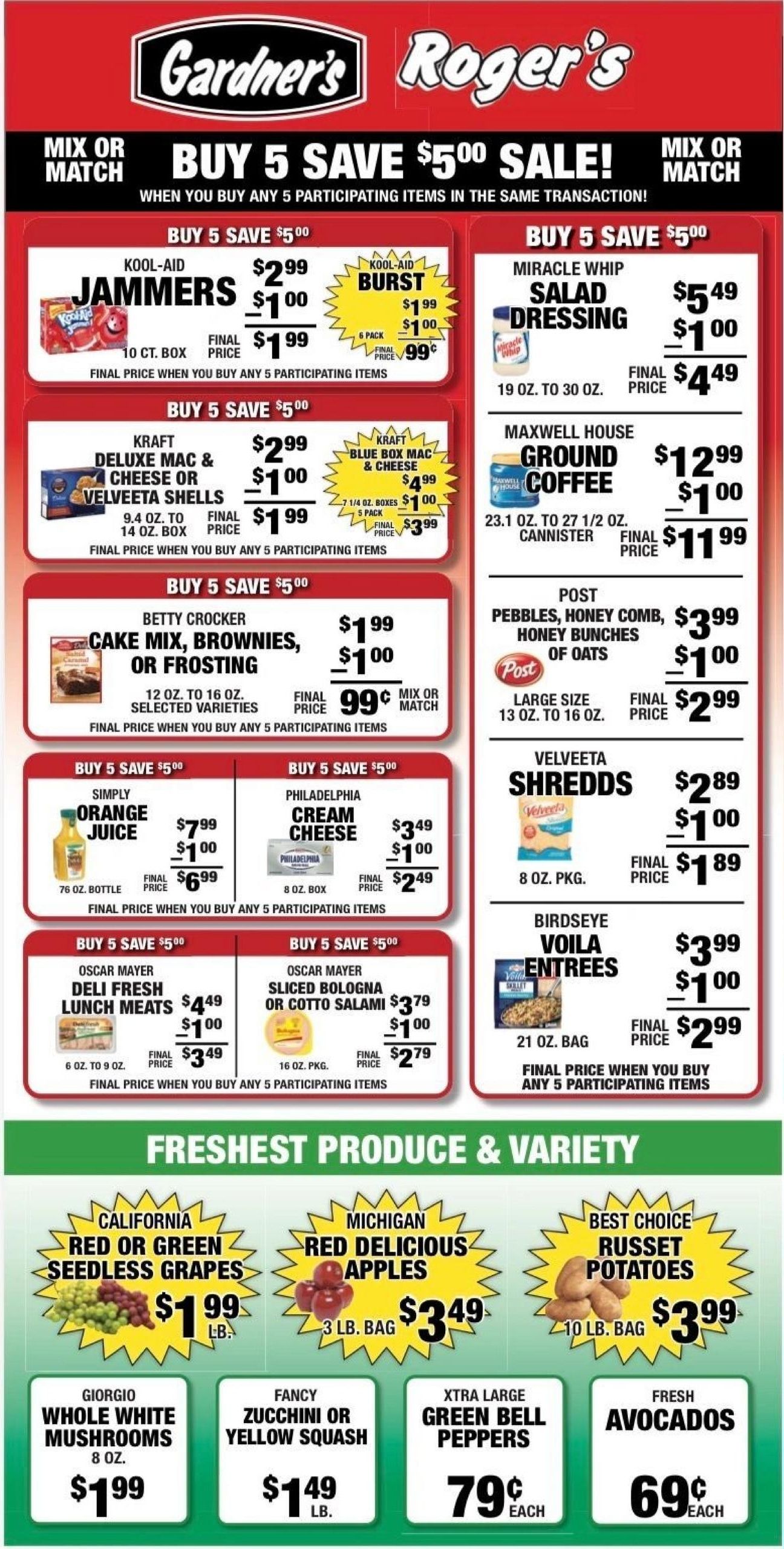 Gardner's Supermarket Weekly Ad September 30 - October 6, 2026