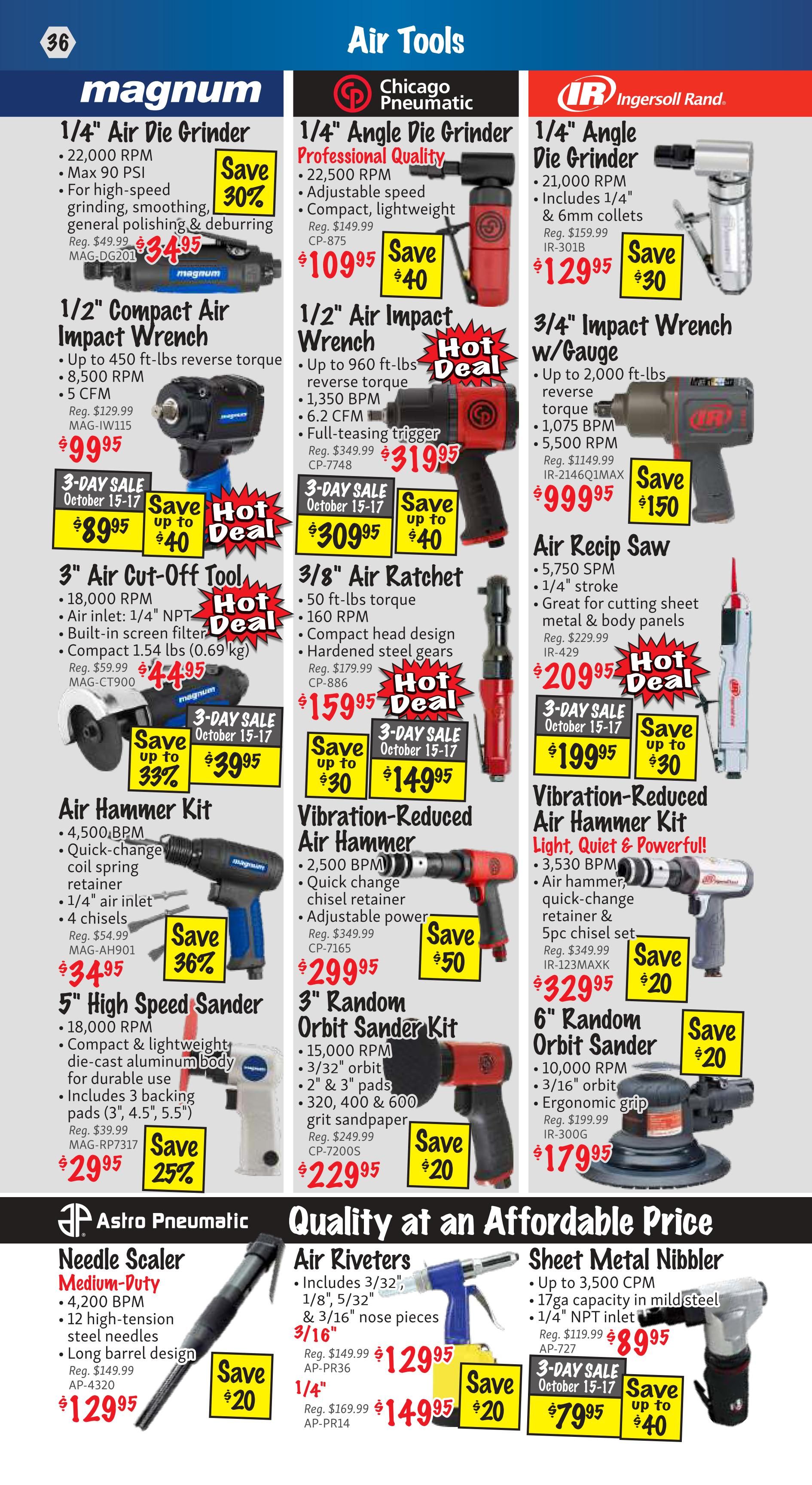 KMS Tools and Equipment Flyer October 1 to 31