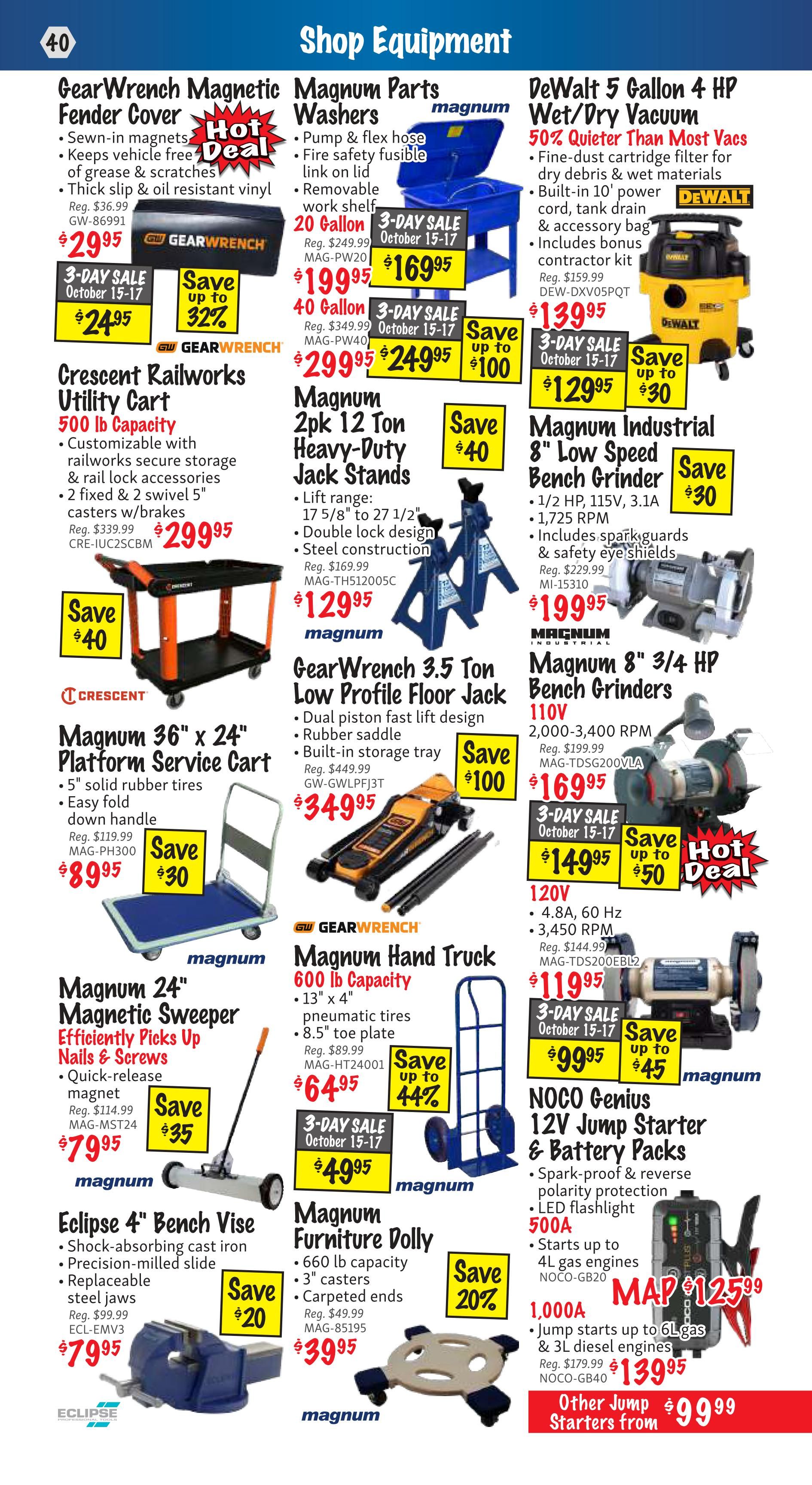 KMS Tools and Equipment Flyer October 1 to 31