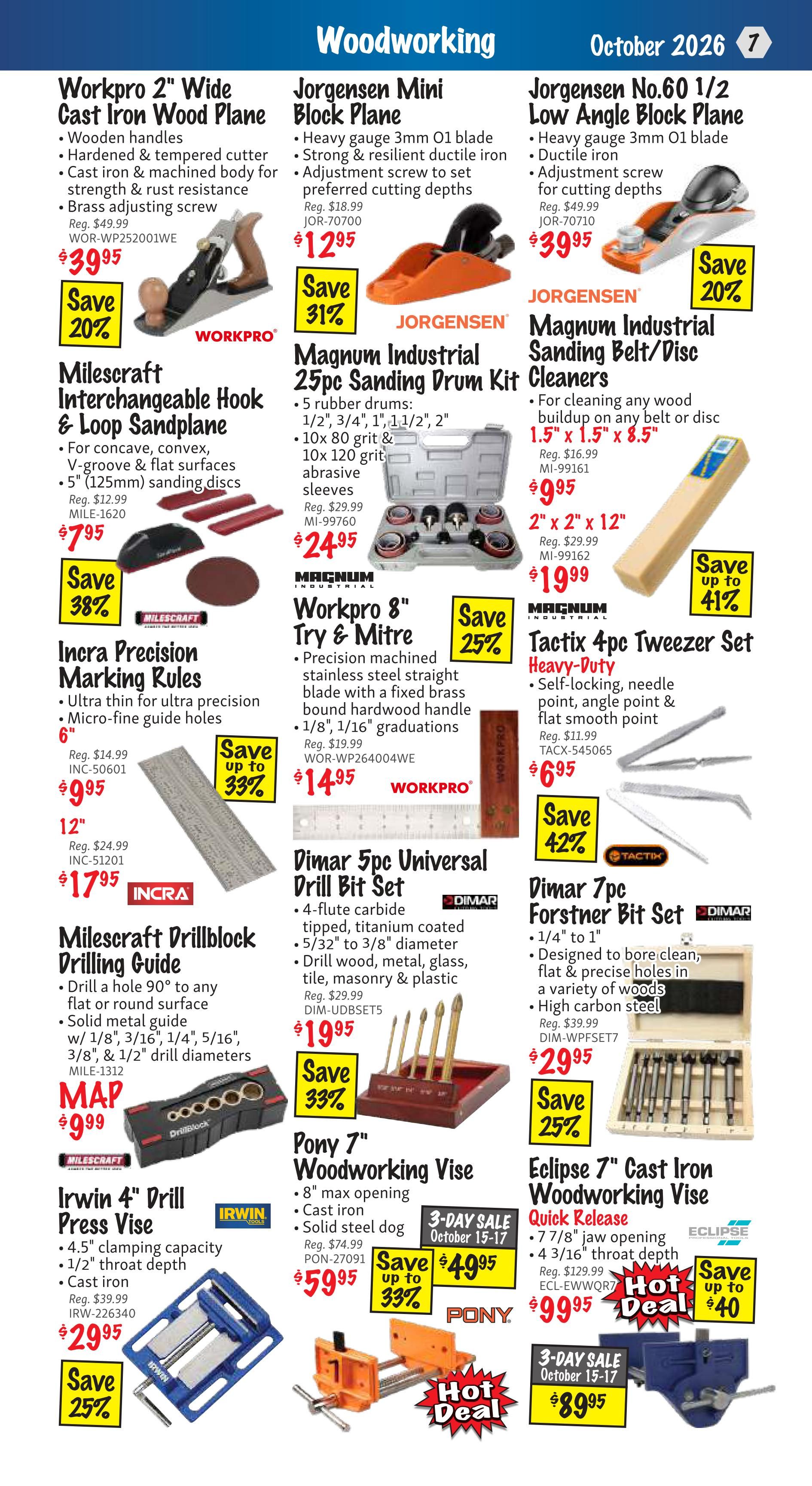 KMS Tools and Equipment Flyer October 1 to 31