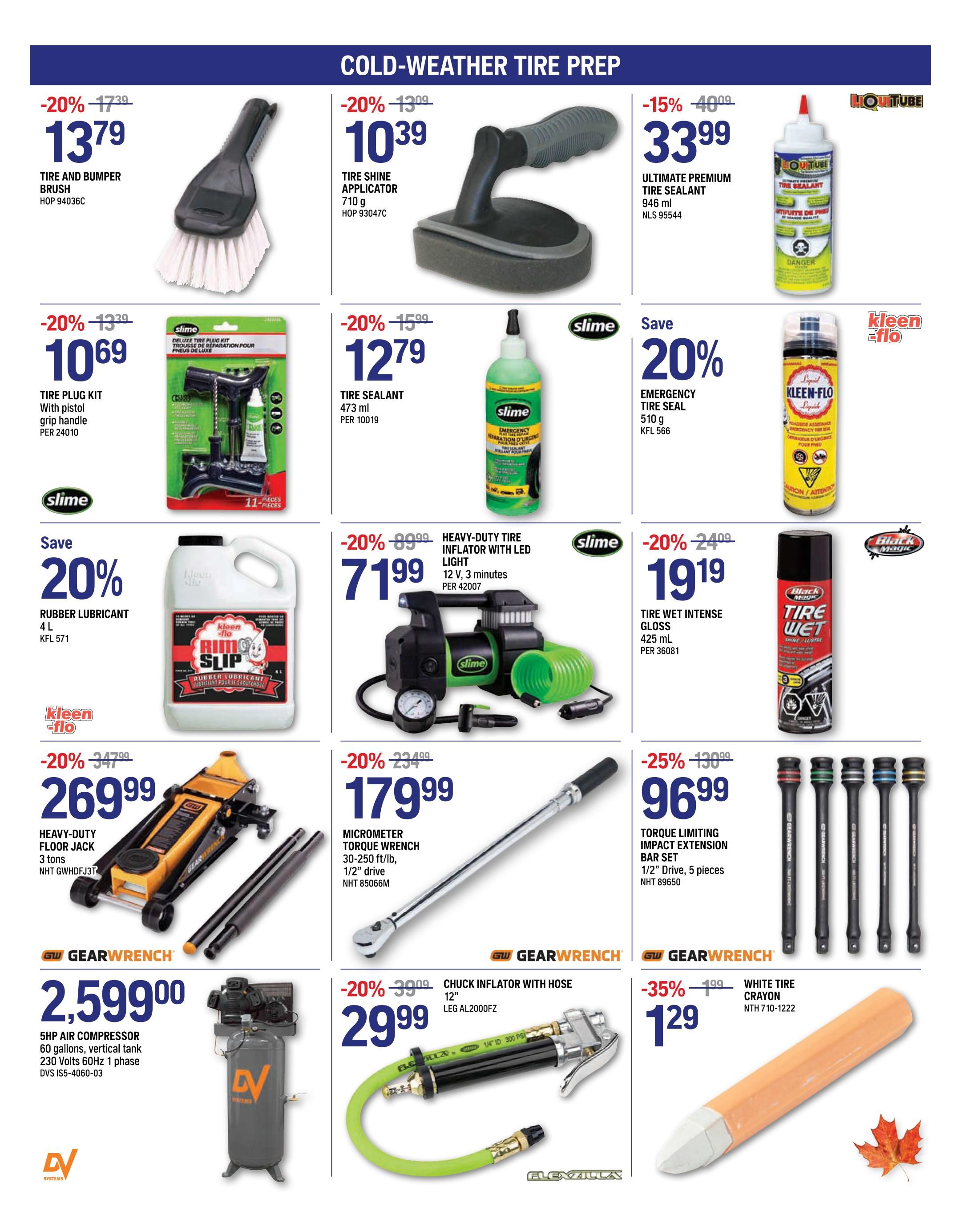 NAPA Auto Parts Flyer October 1 to 31