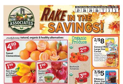 Associated Supermarkets (Yonkers Area, NY) Weekly Ad September 25 - October 1, 2026