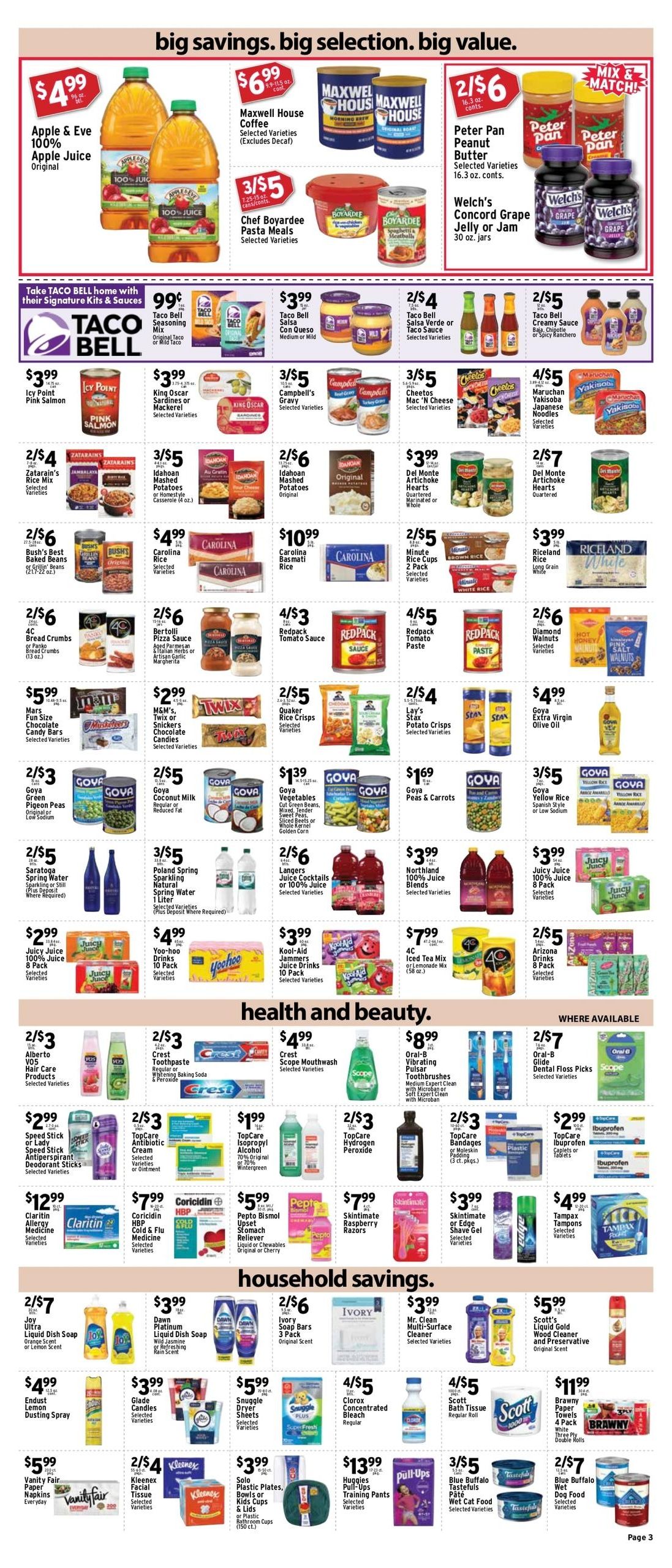 Associated Supermarkets (Yonkers Area, NY) Weekly Ad September 25 - October 1, 2026