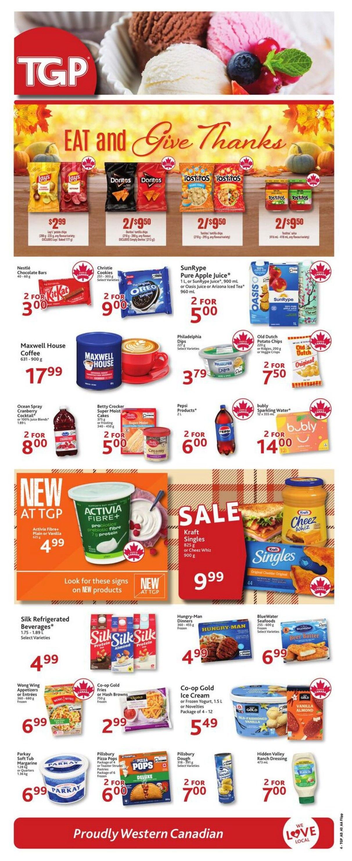 TGP The Grocery People Flyer October 1 to 7
