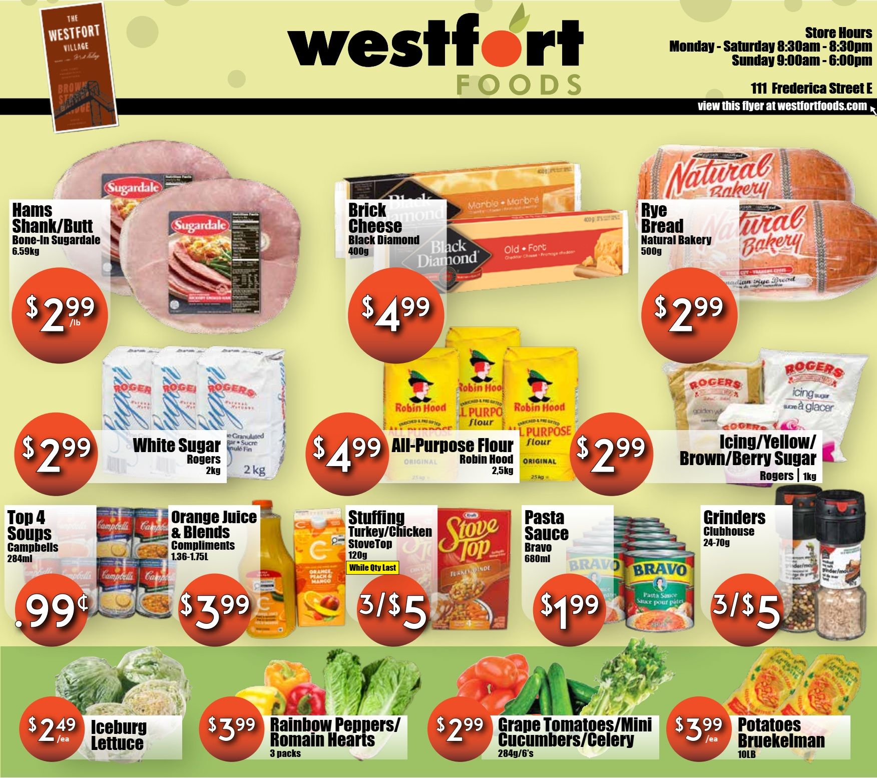 Westfort Foods Flyer October 2 to 8
