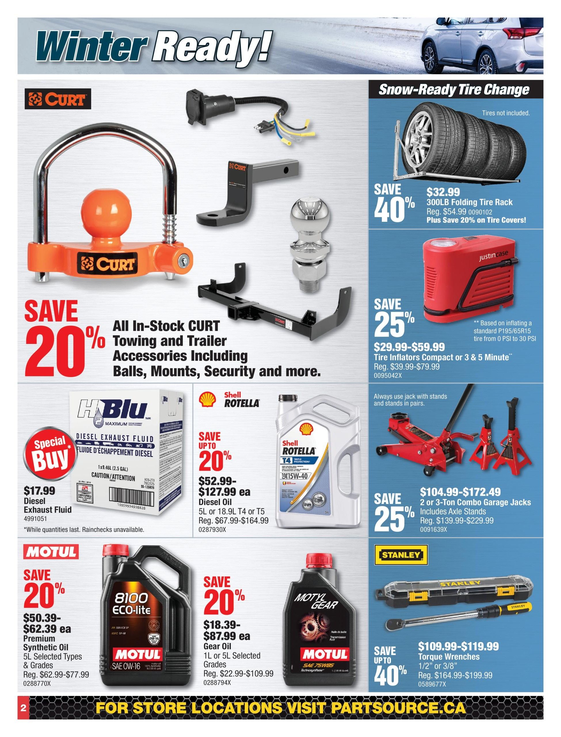 PartSource Flyer October 2 to 14