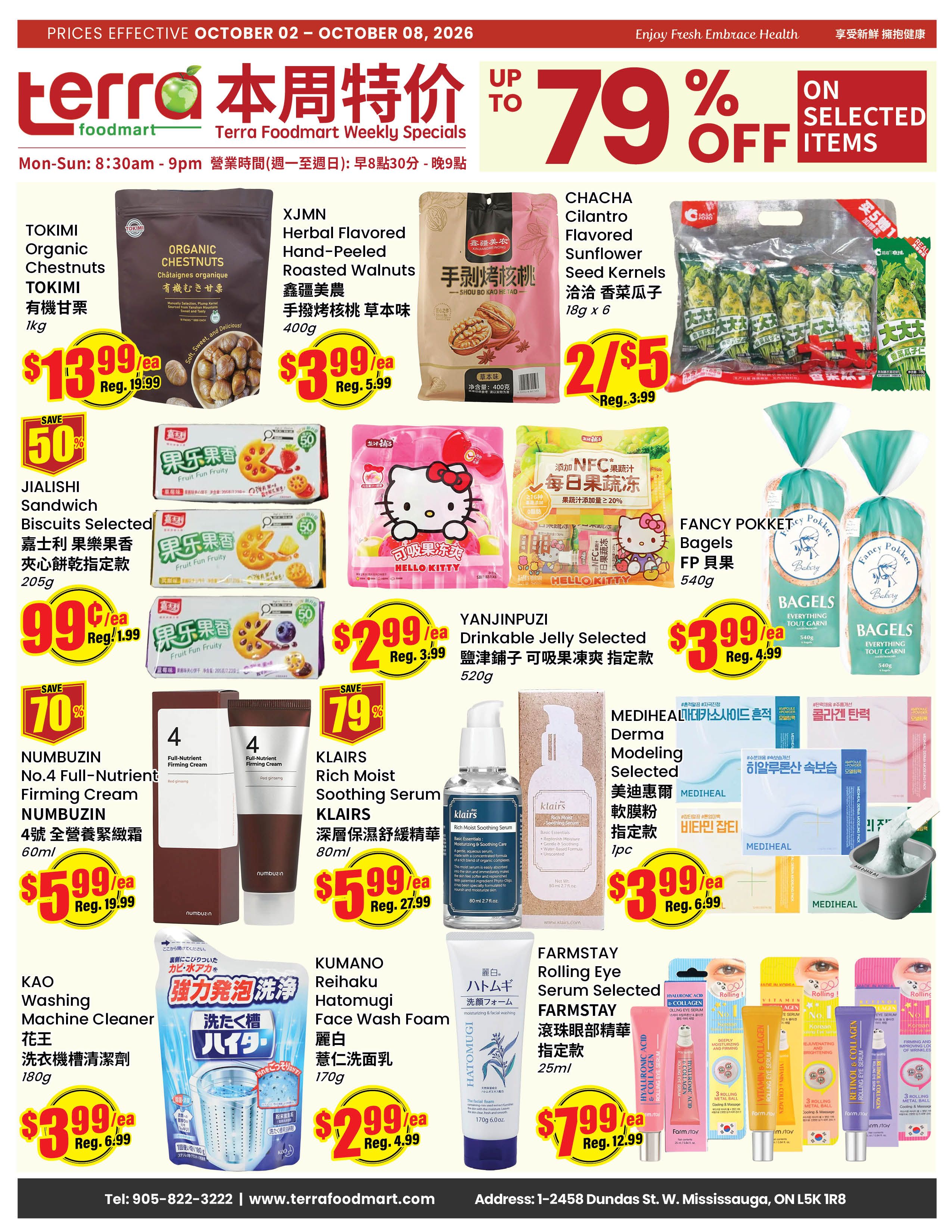 Terra Foodmart Flyer October 2 to 8
