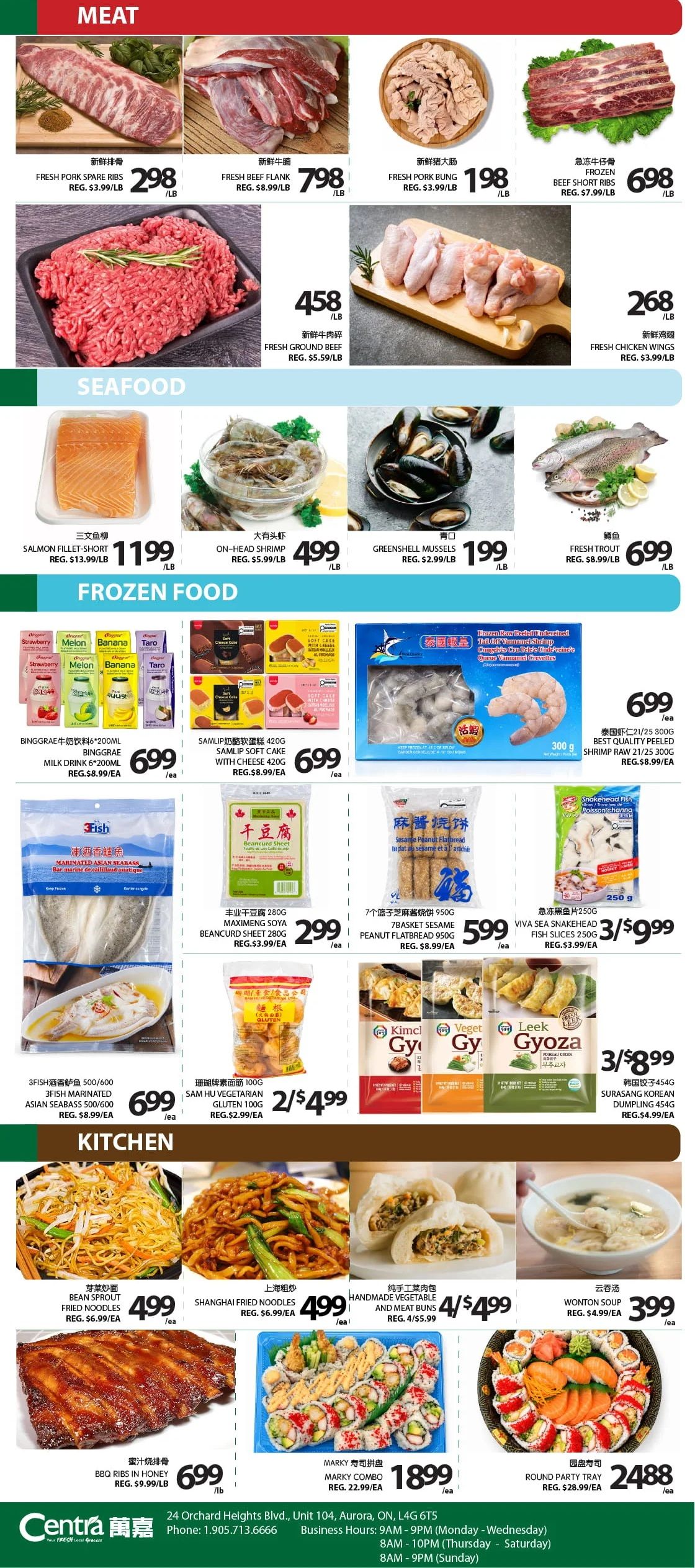 Centra Foods (Aurora) Flyer October 2 to 8