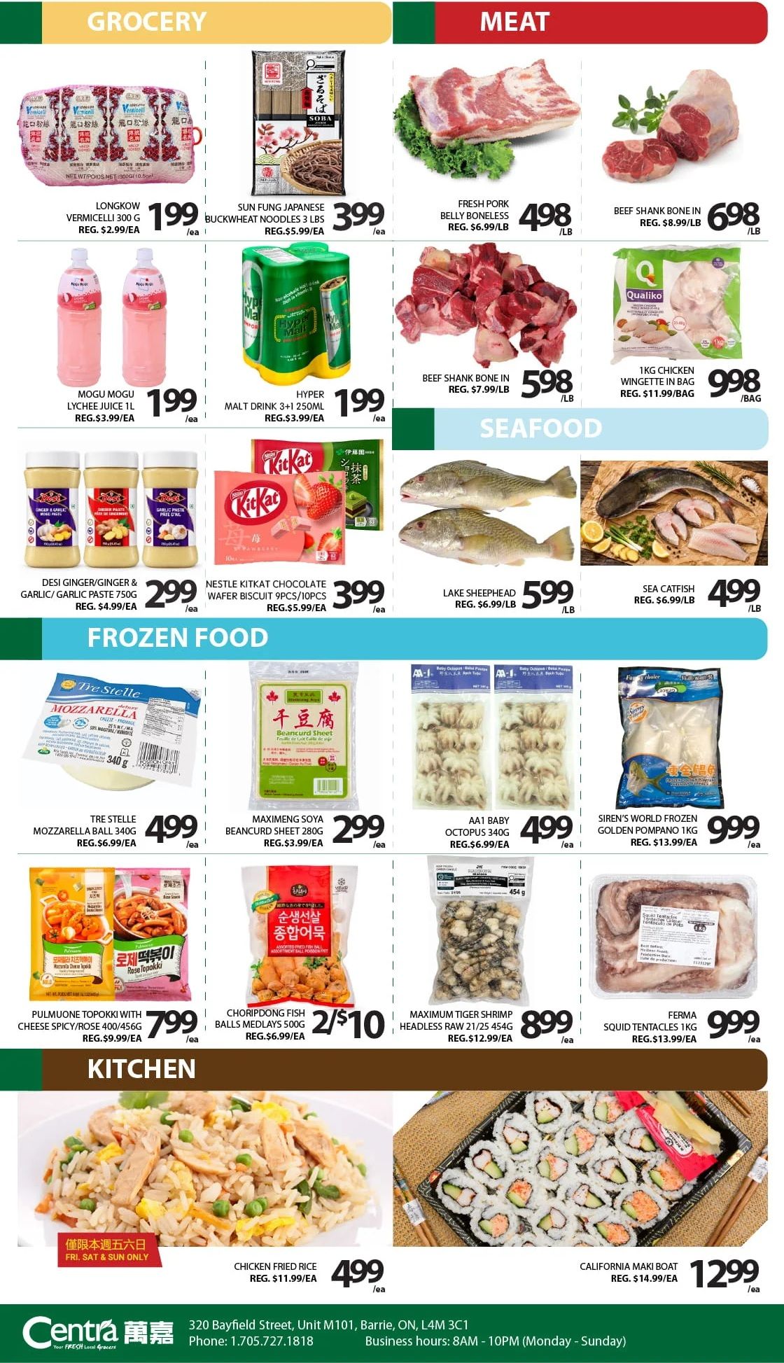 Centra Foods (Barrie) Flyer October 2 to 8