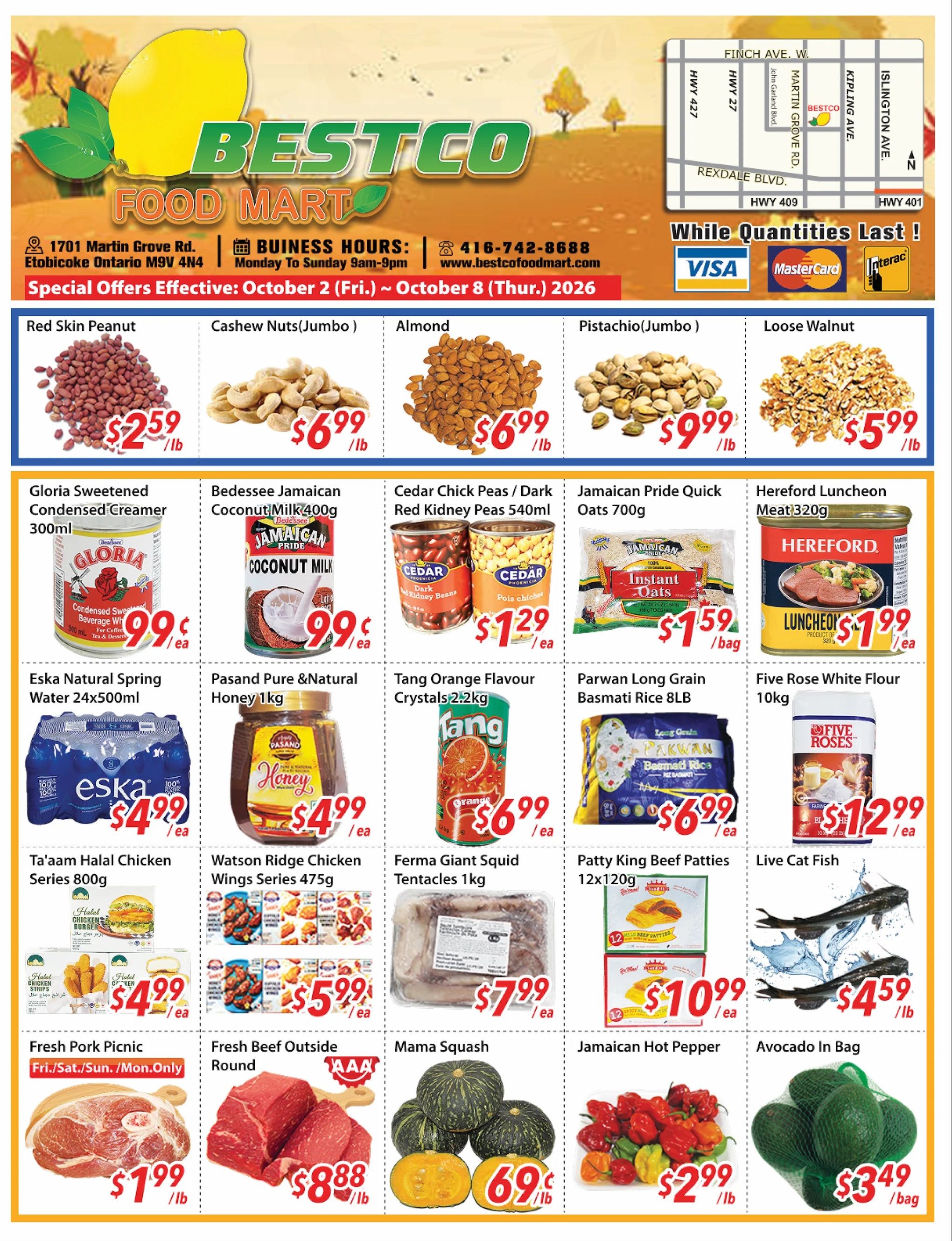 BestCo Food Mart (Etobicoke) Flyer October 2 to 8