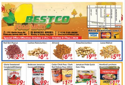 BestCo Food Mart (Etobicoke) Flyer October 2 to 8