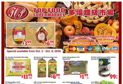 Top Food Supermarket Flyer October 2 to 8