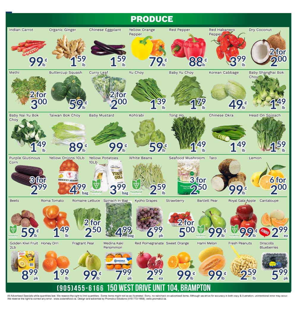 Oceans Fresh Food Market (Brampton) Flyer October 2 to 8