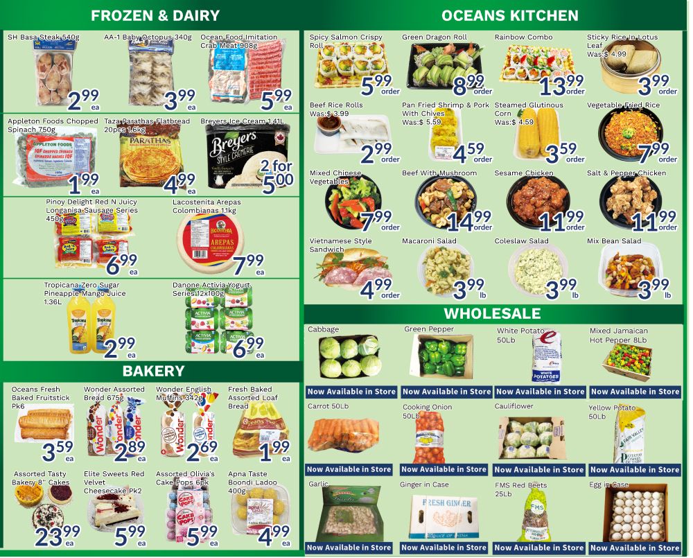Oceans Fresh Food Market (Brampton) Flyer October 2 to 8