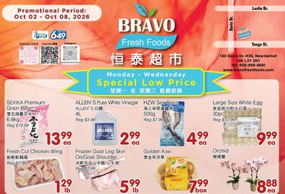 Bravo Fresh Foods Flyer October 2 to 8