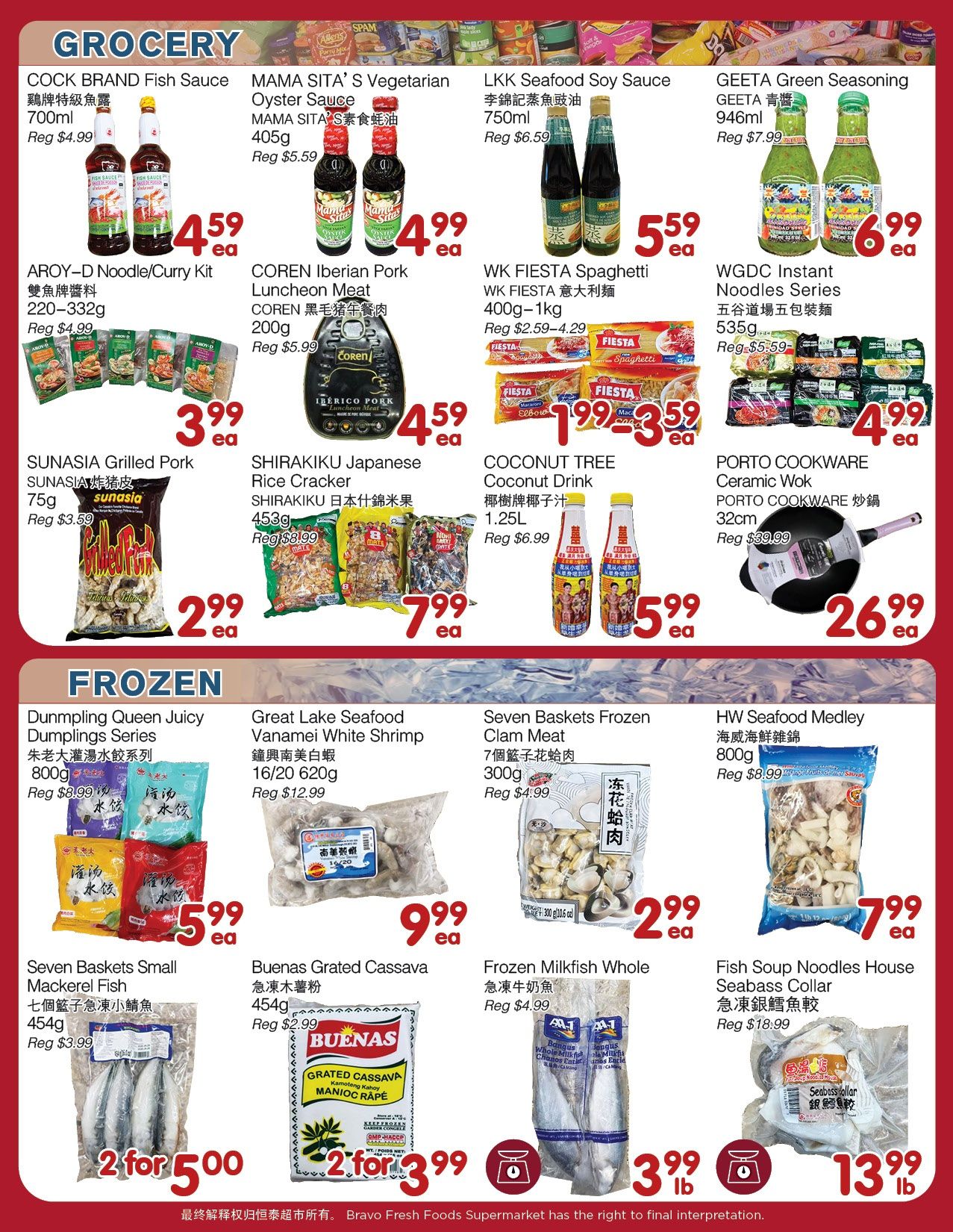 Bravo Fresh Foods Flyer October 2 to 8