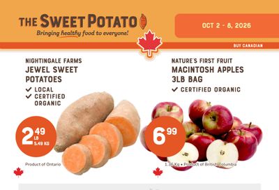 The Sweet Potato Flyer October 2 to 8