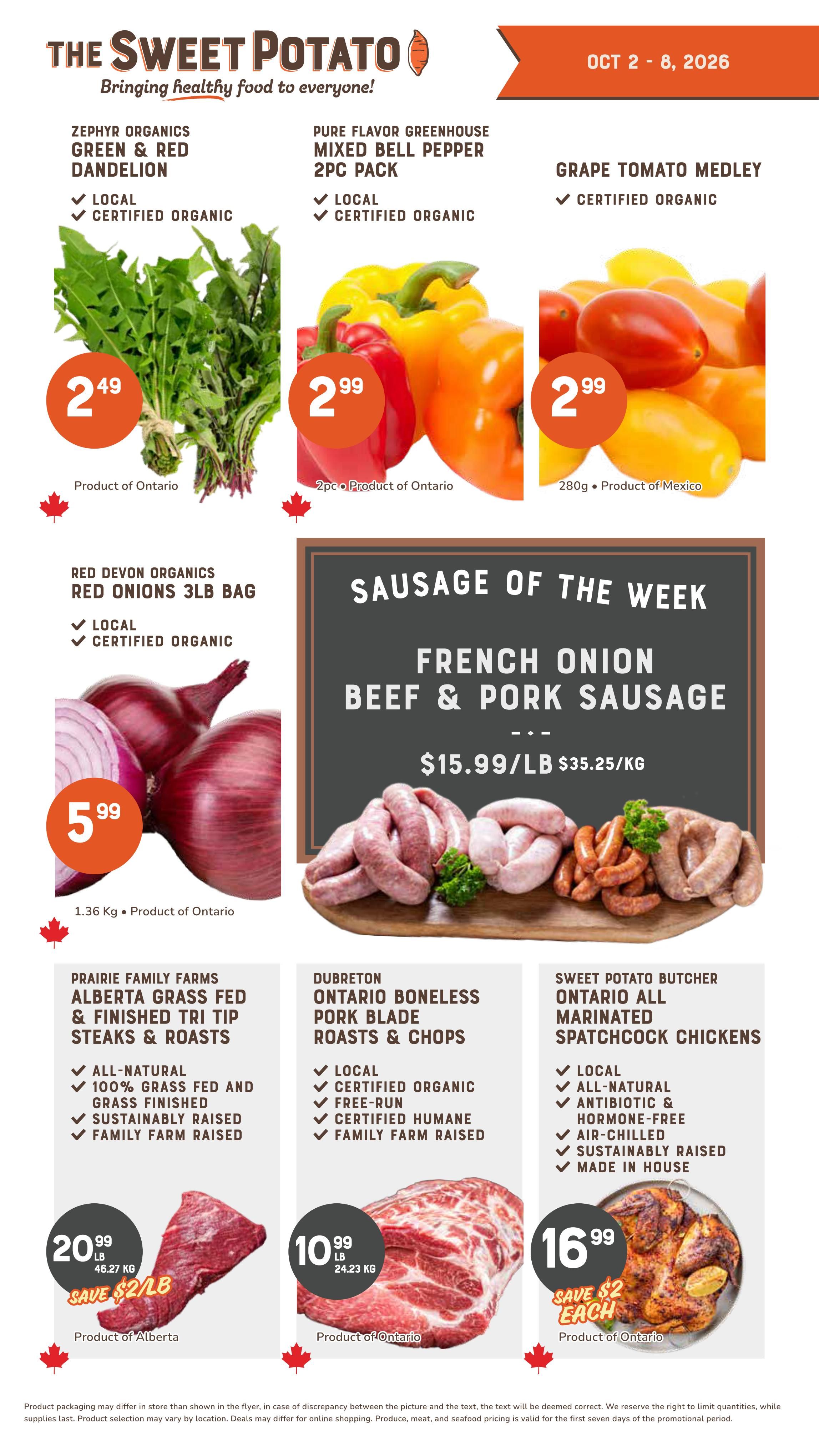 The Sweet Potato Flyer October 2 to 8